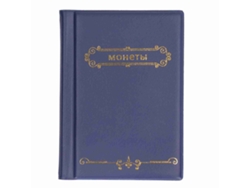 2026-álbum De Colección De Monedas Resistente Al Desgaste Ligero Y Portátil Para Coleccionistas Azul