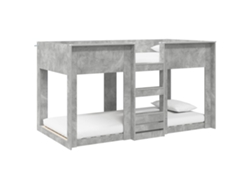 Maison Exclusive - Cama Litera Para Niños Gris Concreto 80 X 200 Cm