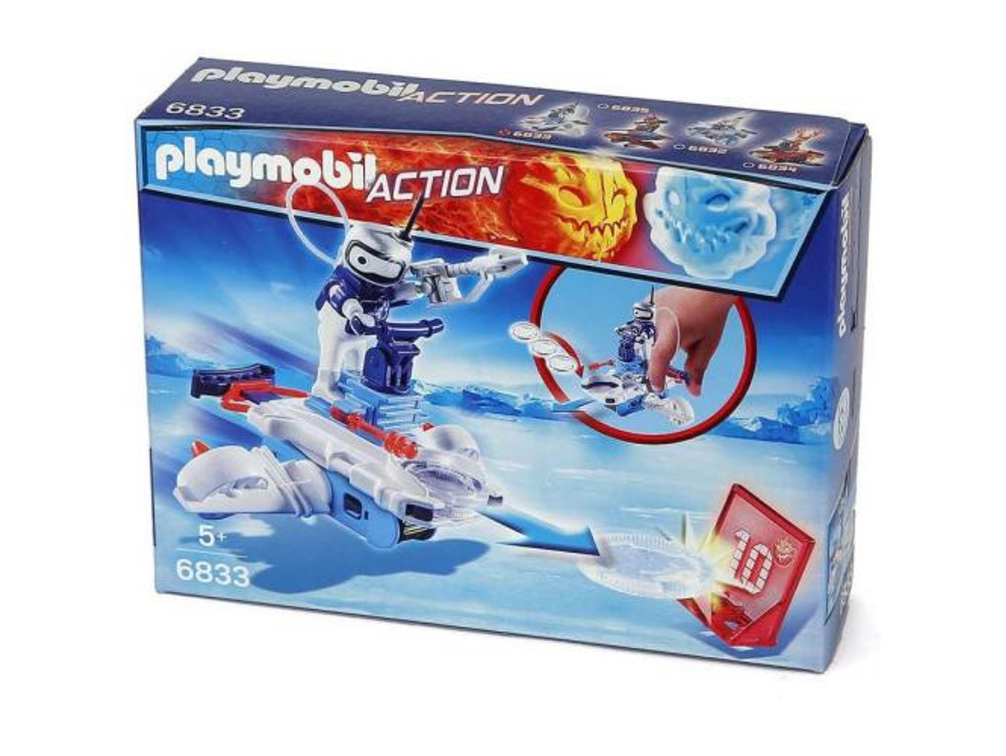 PLAYMOBIL Sports & Action: Ice Android con Launcher - 6833 (Edad Mínima: 5)