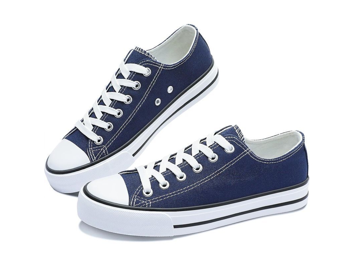 2026-zapatillas De Lona Para Mujer Moda Cute Baja Confortables Zapatos Planos Para Caminar
