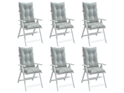 Cojines para silla alta (6 unidades, tela mixta, Dkd Home Decor)