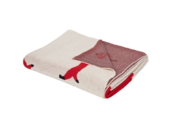 Manta BELIANI Reerh de Algodón Crema 130X170X0.5