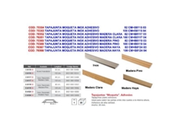 Brinox tapajunta moqueta inox adhe.madera pino   82 cm b8119 03