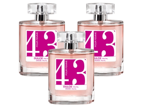 3x CARAVAN Happy Collection - Perfume de Mujer Nº43 - 100ml