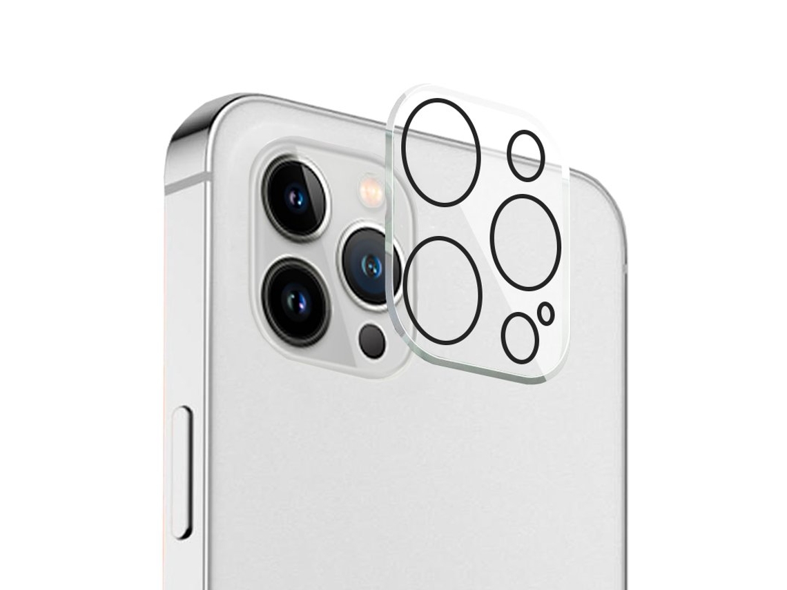Protector de cámara de vidrio templado genial para iPhone 13 Pro/13 Pro Max Apple