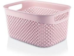 Cesta Seleccionadora Media Rectangular 7h HOUSE Rosa 3,3 Litros