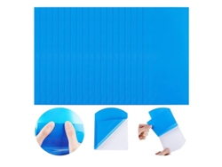 2026-kit De Reparación De Piscinas De Plástico 20 Parches Adhesivos Cuadrados 10cm X 25cm Azules Para Inflatables