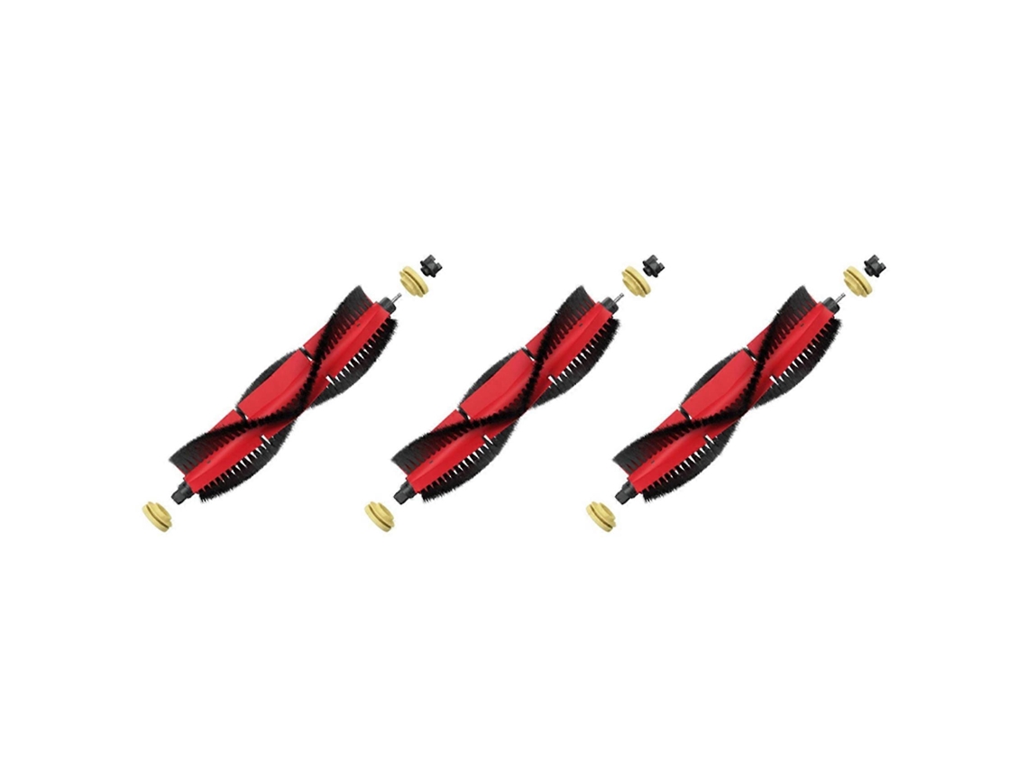 3x Easy Clean Main Brush For Roborock S6 Maxv, S6, S6 Pure, E4,s4 Max,s4, S5 Max, S5, E35, E2 Robot Vacuum Cleaner