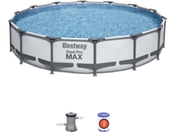 Piscina Tubular BESTWAY 56595 (con Cartucho - 10220 L - 427x84cm)