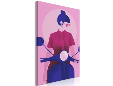 Cuadro ARTGEIST Girl on Scooter (1 Part) Vertical (80x120)