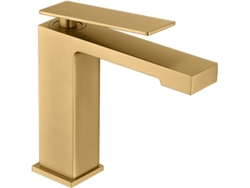 Grifo monomando MIce de lavabo de laton - Color Oro Cepillado MICE COLLECTION