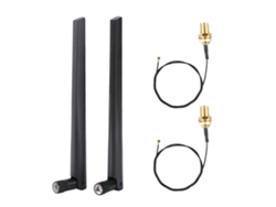 2 Pcs Cable De Tarjeta De Red Inalámbrica M.2/ngff Y 2 Antenas De 5dbi Para Intel 9560ngw/9260ac/7265ac