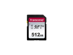 Tarjeta de Memoria SDXC TRANSCEND TS512GSDC300S (512 GB - 95 MB/s)