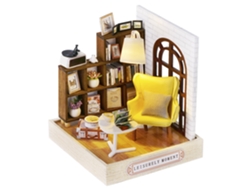 Serie Happy Corner, Para Momentos De Relax. Modelo 3d Con Luces Led. 9x9x12 Cm.
