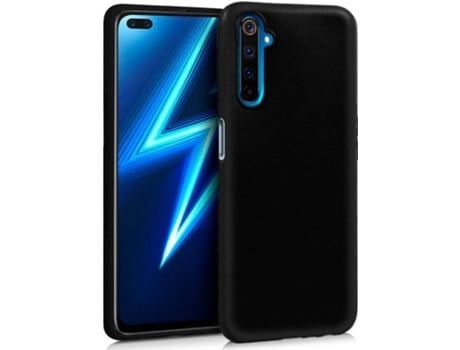Funda para Realme 6 Pro COOL Silicona Negro