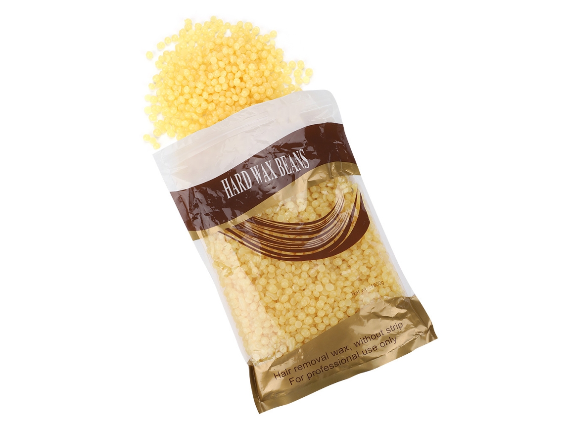 1000g Bolsa Cera Dura Depilatoria Sin Tiras Para Piernas Y Brazos Frijoles De Cera De Belleza Miel
