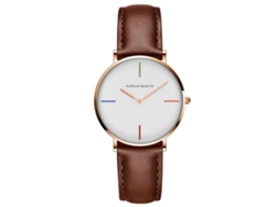 Reloj Analógico De Cuarzo Con Correa Metálica Ajustable, Resistente Al Agua, Moderno Para Hombres Y Mujeres (plateado)