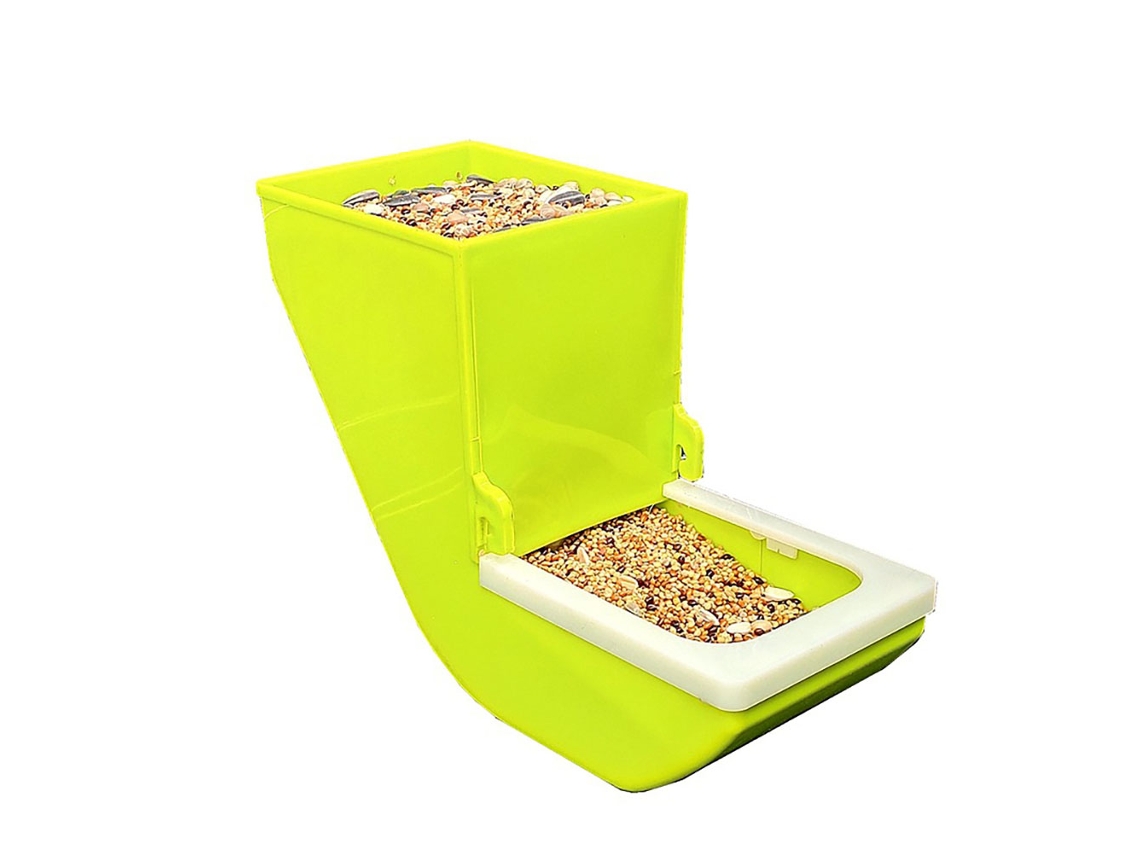 Comedero Colgante De Plástico Para Pájaros, Dispensador De Comida Y Agua Para Jaula, 500 G