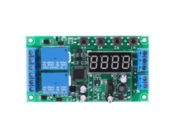Relé Temporizador Multifuncional De Retardo De Doble Canal Yf-7, Ciclo De Activación De 7-30 V Cc Y 5 A