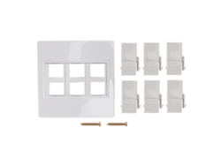 Placa De Pared Usb 3.0 Con 6 Puertos De 5 Gbps Para Carga Y Transferencia De Datos.