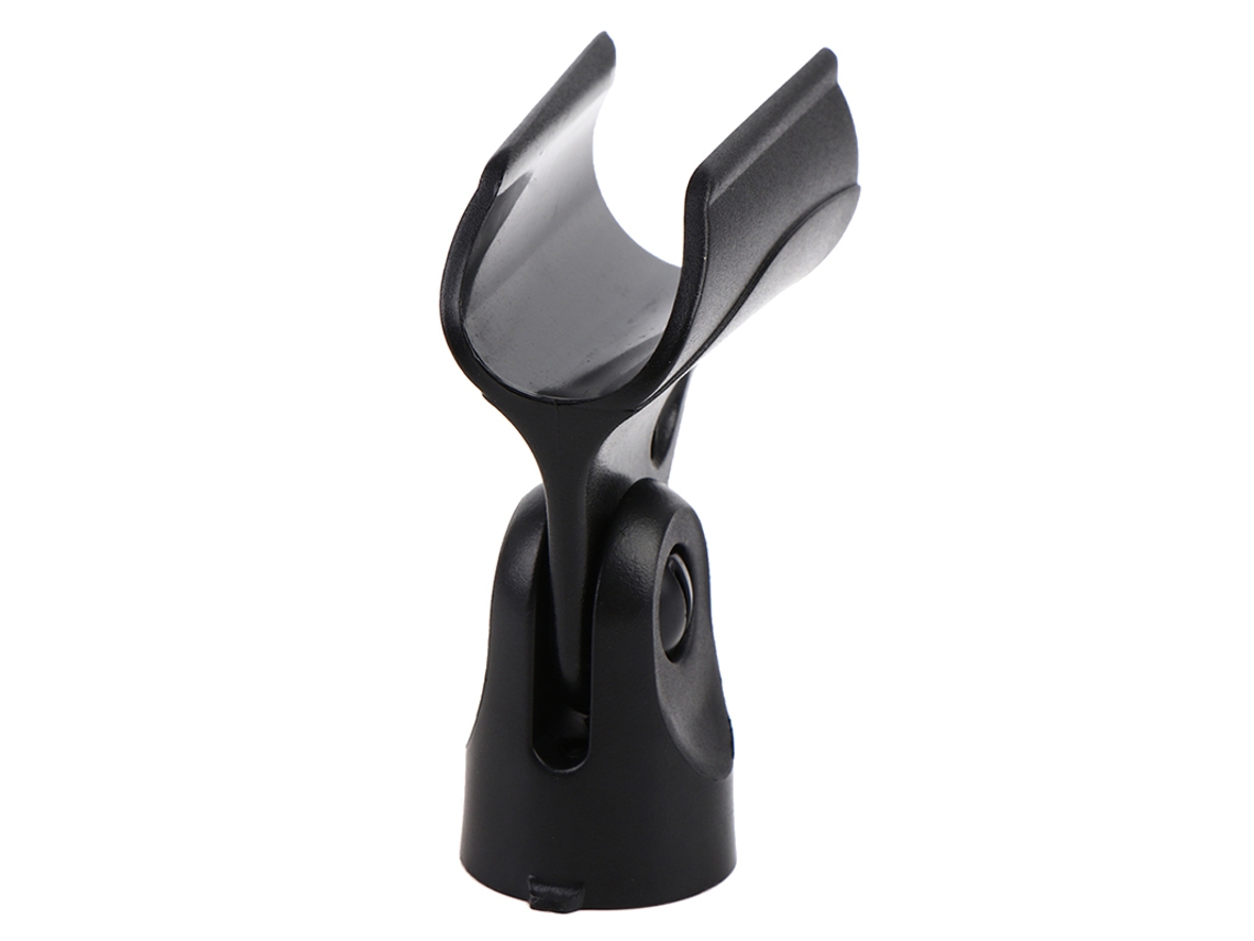 Clip universal para micrófono, ideal para conectar micrófonos de mano inalámbricos o con cable. Mdug
