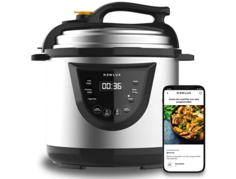 Olla de Presión Eléctrica NEWLUX Chef Pot V110 (1000 W) 6L