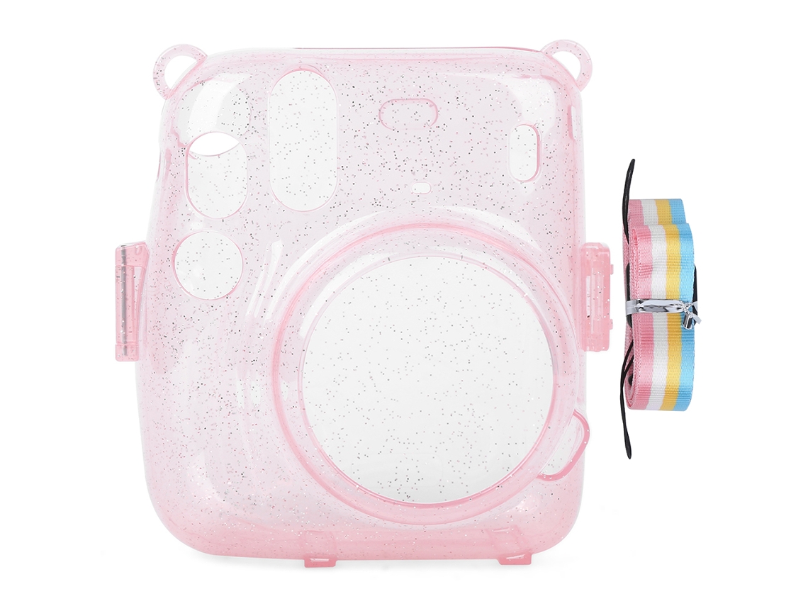 NEVEANCE Funda Protectora de PVC para Cámara Instantánea Mini11, a Prueba de Caídas y Arañazos, Color Rosa