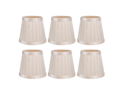 6 Pantallas De Lámpara De Tela Modernas Y Sencillas Para Lámparas Colgantes, De Araña O De Pared Con Casquillo E14. Decoración Del Hogar.