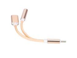 Adaptador de audio Xiaomi y Huawei, divisor de auriculares USB-C a 3,5 mm EOOCOO