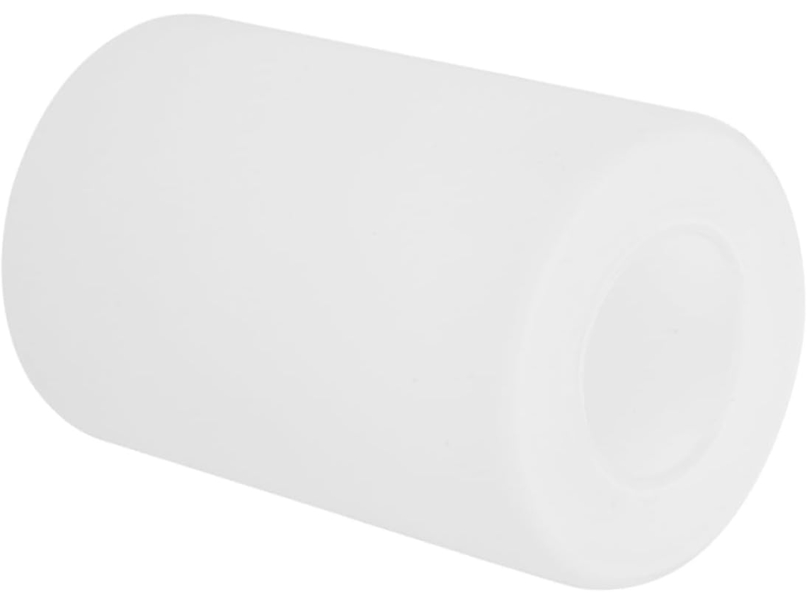 Pantalla Cilíndrica De Cristal Blanco Lechoso, Compatible Con Casquillo E27 Para Lámpara.