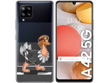 Carcasa Samsung Galaxy A42 5G TUMUNDOSMARTPHONE Avestruz Multicolor
