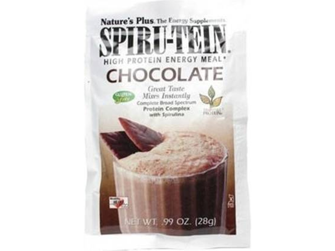 Complemento Alimenticio NATURES PLUS Spiru-Tein Chocolate (28 g)