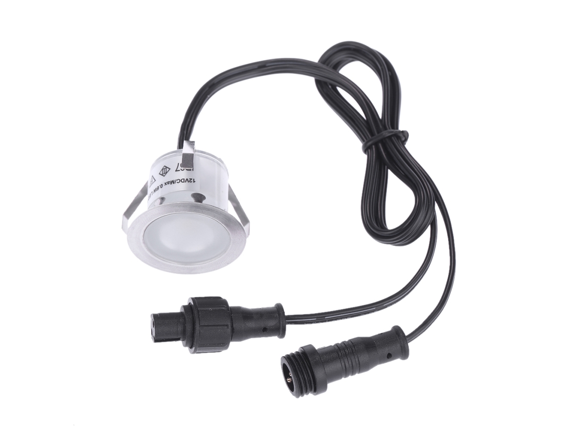 2026 10 luces LED para jardín de 32 mm, 0,6 W, 500 lm, IP67, empotrables bajo tierra para decoración de caminos, patios y escaleras exteriores.