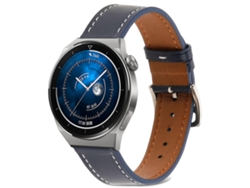 Correa de cuero trenzado liso de 20 mm para Samsung Galaxy Watch4
