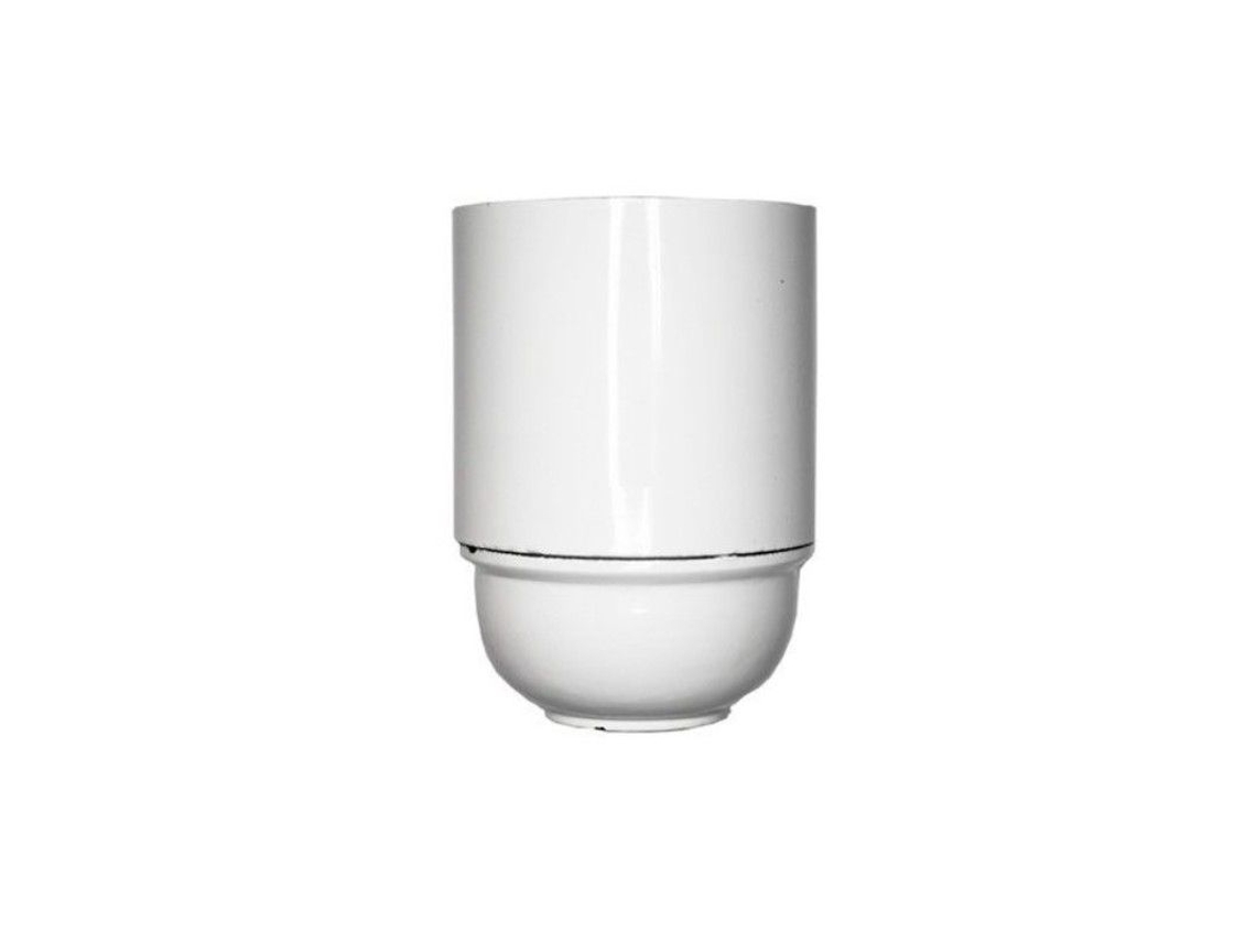 Portalámparas E27 Liso Blanco De Baquelita Gsc 2201261