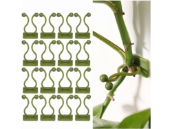 100 Clip Para Plantas Trepadoras, Clip Autoadhesivo Verde, Fijador De Pared, Soporte De Plantas, Clip Para Vides Y Alambre