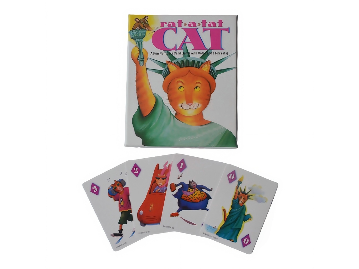 "cat Fighter: Fun Number Card Game" Incluye Manuales De Instrucciones En Inglés, Francés Y Español.
