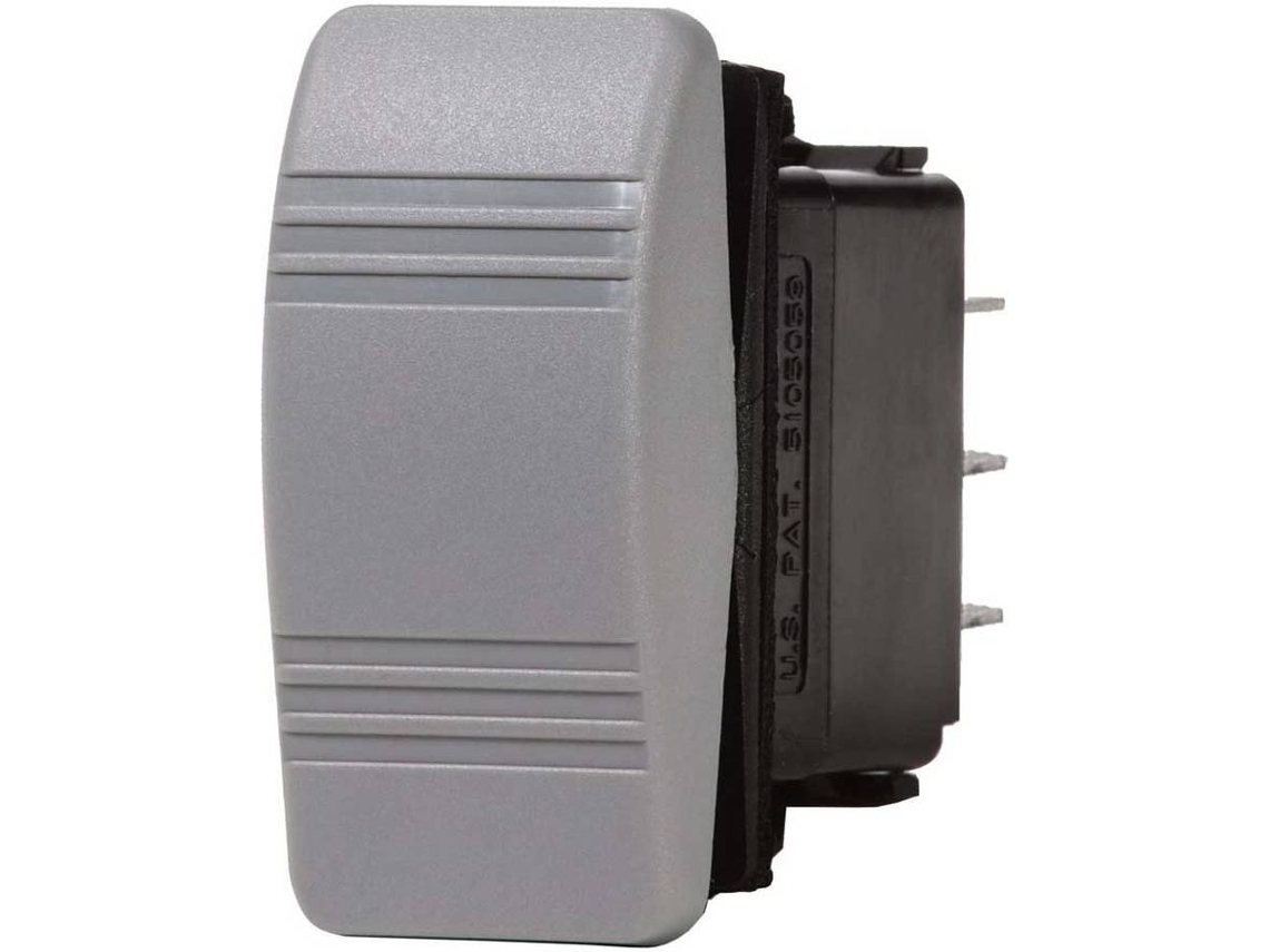 Interruptor BLUE SEA Water Resistant Contura Iii Switch Dpdt On/Off/Mom On Negro