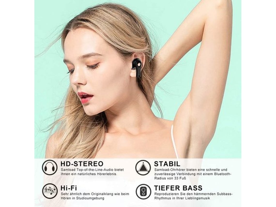Auriculares bluetooth de 2025 boton
