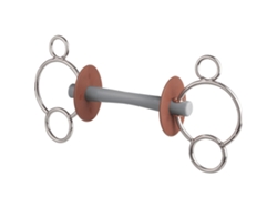 Snaffle Suave 3 Comfort Prateado 140 Mmberis