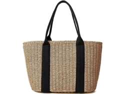 2026-bolso De Paja Para Mujer Verano Playa Grande Tote Mano Tejido A Mano Hombro Bandolera