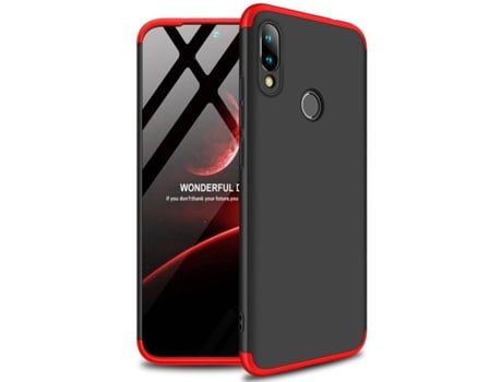 Funda Xiaomi Redmi 7 GKK 360 Protection (Negro y Rojo)