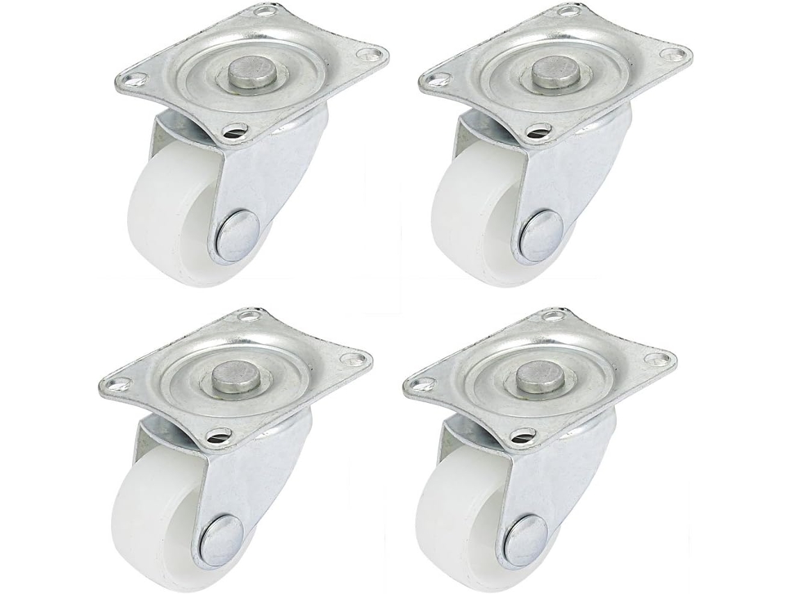 Ruedas Plástico 25 Mm 2,5 Cm 818y Giratorias 4 Unidad