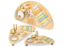 Centro Musical De Madera Para Bebés Con Xilófono Y Batería, Juguete Educativo 9+ Meses