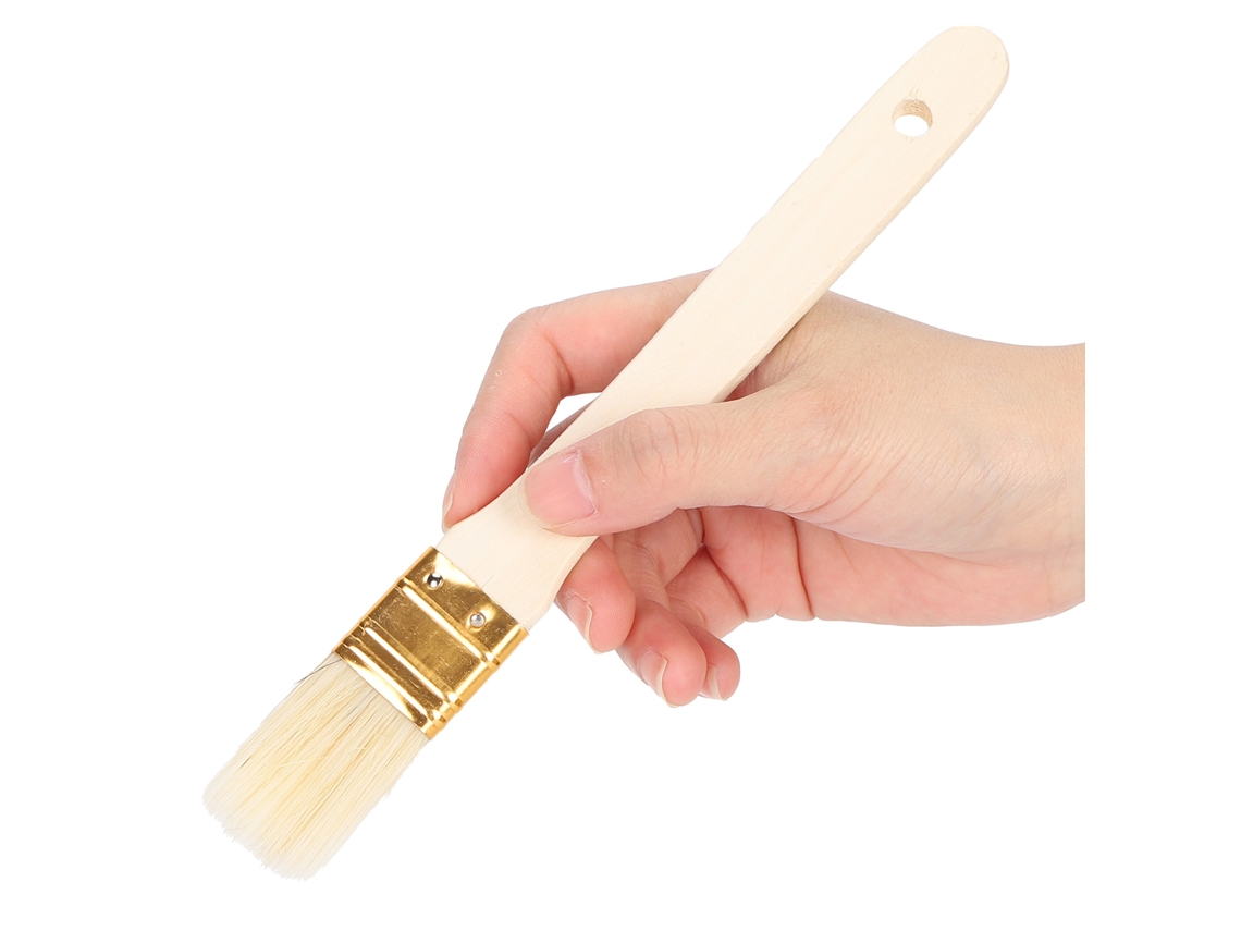 Juego De 25 Pinceles De Nailon Con Mango De Madera Para Pinturas Al Óleo, Acuarela Y Acrílico.