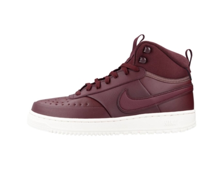 Zapatillas de Hombre NIKE Court Vision Mid Tecido Rojo (41)
