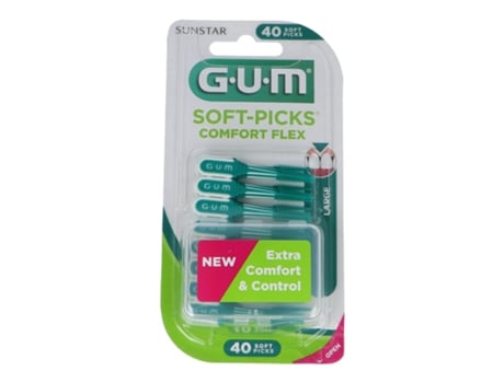Cepillo Interdental GUM Soft-Picks Comfort Flex Large (40 Unidades)