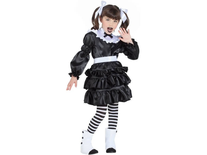 Disfraz de Niña DISFRAZZES Lolita Gótica (Talla: 5 a 6 años)