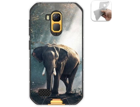 Carcasa Ulefone Armor X7 / X7 Pro TUMUNDOSMARTPHONE Elefante Multicolor