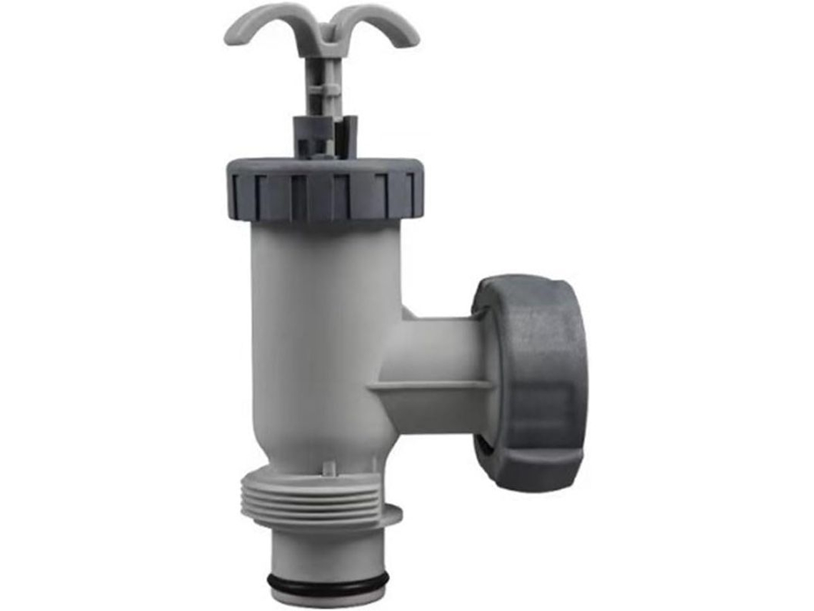Válvula De Pistón Para Piscinas Exteriores Con Conexiones Roscadas De 38 Mm Y 59 Mm.